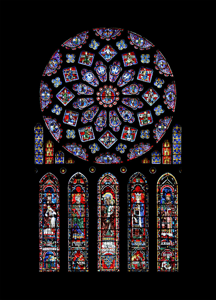 Chartres_-_cathédrale_-_rosace_nord