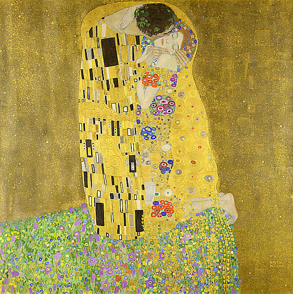 克林姆 Klimt Gustav吻 The Kiss (Le Baiser)