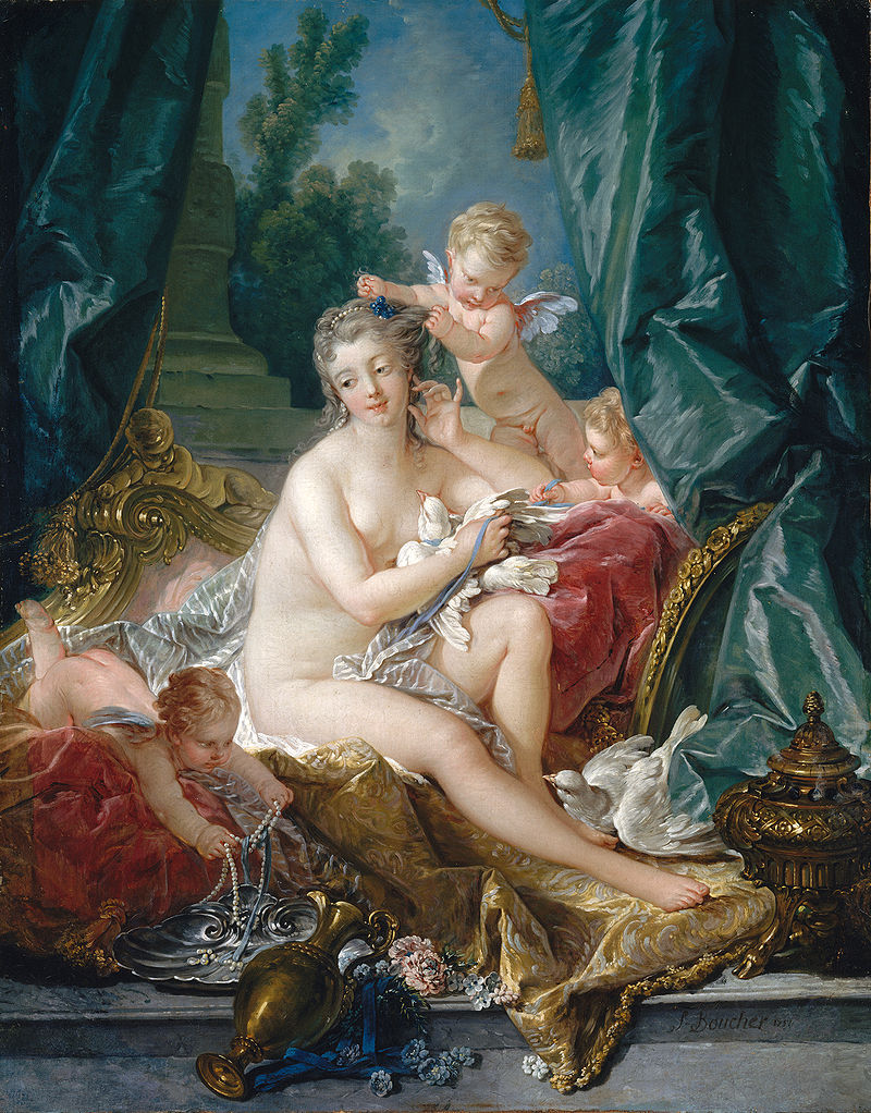 François Boucher, The Toilet of Venus, 1751