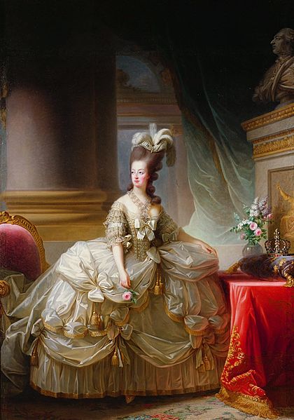 Marie Antoinette in Court Dress by Vigée-Lebrun 1778